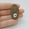 Cabochon Jasp Fruity 42x23x6mm C46, imagine 2