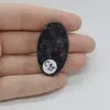 Cabochon Jasp Gabronit 39x22x5mm C95, imagine 2