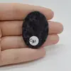 Cabochon Jasp Gabronit 41x29x5mm C31, imagine 2