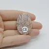 Cabochon Jasp Leopard 2 38x25x6mm C2, imagine 2