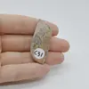 Cabochon Jasp Leopard 2 41x17x6mm C31, imagine 2