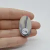 Cabochon Jasp Portelan 34x20x8mm C46, imagine 2