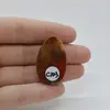 Cabochon Jasp Rosu 34x21x6mm C103, imagine 2