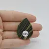 Cabochon Jasp Zebra Verde 37x28x5mm C23, imagine 2