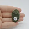 Cabochon Jasp Zebra Verde 38x23x6mm C19, imagine 2