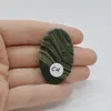 Cabochon Jasp Zebra Verde 41x26x6mm C4, imagine 2