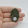 Cabochon Jasp Zebra Verde 42x26x6mm C39, imagine 2