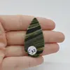 Cabochon Jasp Zebra Verde 46x23x5mm C37, imagine 2