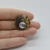 Cabochon Kiastolit 26x26x6mm C35, imagine 2
