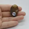 Cabochon Kiastolit 35x24x4mm C37, imagine 2