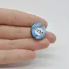 Cabochon Labradorit Albastru 23x17x6mm C139, imagine 2