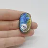 Cabochon Labradorit Albastru 36x21x8mm C198, imagine 2