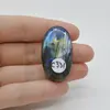 Cabochon Labradorit Albastru 38x22x10mm C331, imagine 2