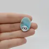 Cabochon Larimar 25x18x8mm C67, imagine 2