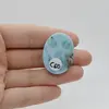 Cabochon Larimar 32x24x8mm C60, imagine 2