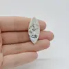 Cabochon Magnezit 35x15x5mm C91, imagine 2
