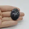 Cabochon Obsidian Fulg de nea 36x26x6mm C99