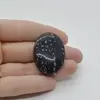 Cabochon Obsidian Fulg de nea 36x26x7mm C51