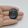 Cabochon Obsidian Fulg de nea 37x28x6mm C98