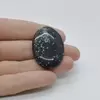 Cabochon Obsidian Fulg de nea 38x26x7mm C65
