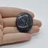 Cabochon Obsidian Fulg de nea 39x29x7mm C68