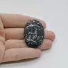 Cabochon Obsidian Fulg de nea 40x27x7mm C41