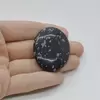 Cabochon Obsidian Fulg de nea 42x32x6mm C29