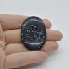 Cabochon Obsidian Fulg de nea 43x29x5mm C63