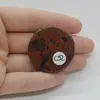 Cabochon Obsidian Mahon 36x36x7mm C52, imagine 2