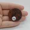 Cabochon Obsidian Mahon 36x36x8mm C43, imagine 2
