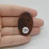 Cabochon Obsidian Mahon 38x24x5mm C80, imagine 2