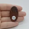 Cabochon Obsidian Mahon 42x24x6mm C33, imagine 2