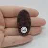 Cabochon Obsidian Mahon 44x22x8mm C26, imagine 2