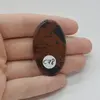 Cabochon Obsidian Mahon 44x26x5mm C78, imagine 2