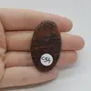 Cabochon Obsidian Mahon 44x26x7mm C54, imagine 2