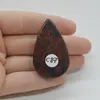 Cabochon Obsidian Mahon 46x28x7mm C87, imagine 2