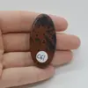 Cabochon Obsidian Mahon 47x24x8mm C61, imagine 2