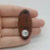 Cabochon Obsidian Mahon 48x22x6mm C55, imagine 2