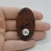 Cabochon Obsidian Mahon 50x29x7mm C14, imagine 2