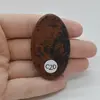 Cabochon Obsidian Mahon 50x30x5mm C20, imagine 2