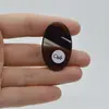 Cabochon Obsidian Midnight Lace 38x23x5mm C46, imagine 2