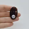 Cabochon Obsidian Midnight Lace 38x23x7mm C25, imagine 2