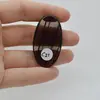 Cabochon Obsidian Midnight Lace 45x25x7mm C21, imagine 2