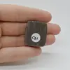 Cabochon Obsidian Silver 28x24x6mm C51, imagine 2