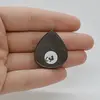Cabochon Obsidian Silver 30x26x6mm C38, imagine 2