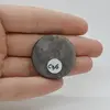 Cabochon Obsidian Silver 31x31x5mm C36, imagine 2
