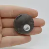 Cabochon Obsidian Silver 31x31x6mm C41, imagine 2