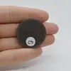 Cabochon Obsidian Silver 32x32x5mm C3, imagine 2