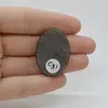 Cabochon Obsidian Silver 33x24x6mm C31, imagine 2