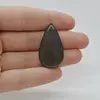 Cabochon Obsidian Silver 34x19x5mm C40